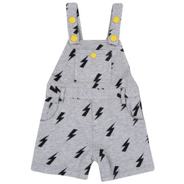Salopeta bebelusi Chicco din jerse, bretele,  Gri, 45494-64MFCO