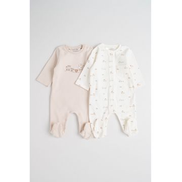 Set de pijama din amestec de bumbac - 2 piese