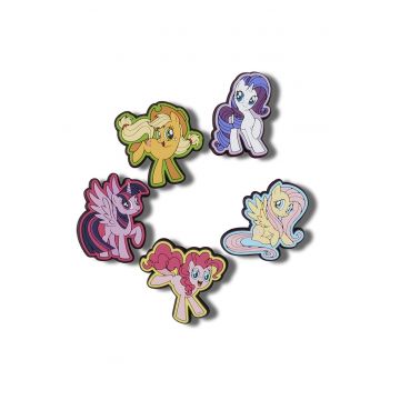 Set de talismane My Little Pony Jibbitz™ - 5 piese - Multicolor