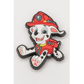 Talisman cu imprimeu cu desene animate Jibbitz - Rosu/Alb/Negru