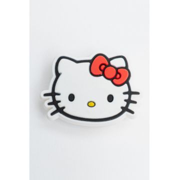 Talisman cu imprimeu cu desene Jibbitz - Alb optic