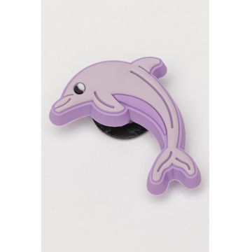 Talisman in forma de delfin - pentru saboti - Lila