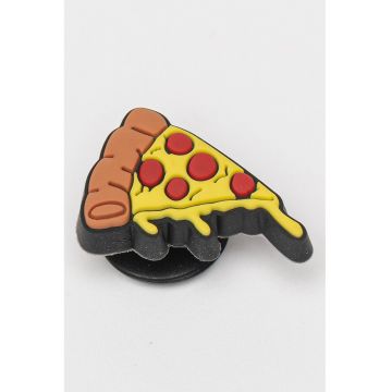 Talisman in forma de pizza - pentru saboti - Galben pai/Rosu inchis