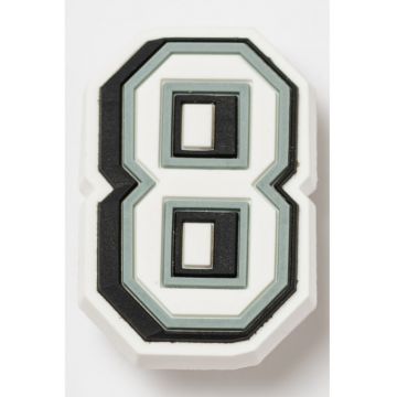 Talisman pentru saboti Jibbitz - Alb/Negru/Gri