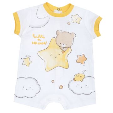 Salopeta bebe Chicco, pantaloni scurti, Alb 2, 51330-66MFCI