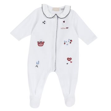 Salopeta bebelusi Chicco, crem, 27260-68MFCI