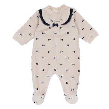 Salopeta bebelusi Chicco din velur, Multicolor, 00919-69MFCI