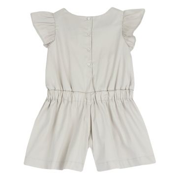 Salopeta satin bebe Chicco, bej cu model, 95652-68MC