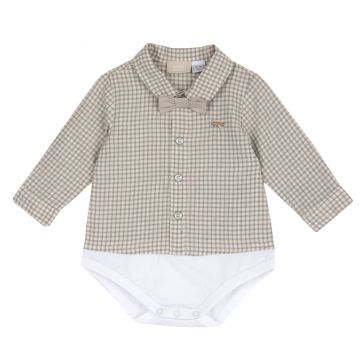 Body bebe Chicco cu papion, Alb, 00259-69MFCO