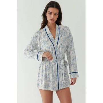 Halat dama -  tricotat extra moale - multicolor - elastan