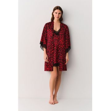 Neglijeu cu model animal print