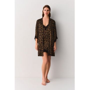 Neglijeu cu model animal print