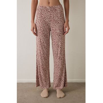 Pantaloni de pijama cu animal print
