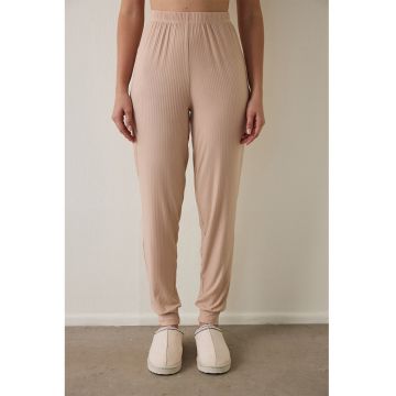 Pantaloni de pijama cu talie inalta