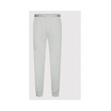 Pantaloni pijama barbati -  gri - bumbac/poliester reciclat/elastan -