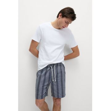 Pantaloni scurti de pijama - Albastru prafuit