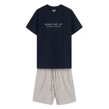 Pijama barbati Dare  negru gri