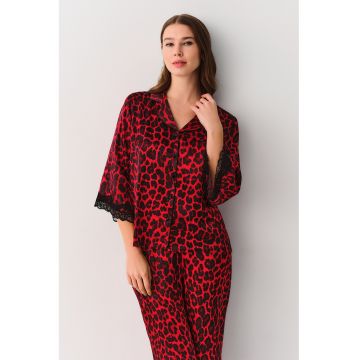 Pijama cu model animal print