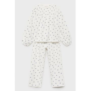 Pijama cu model si maneci lungi