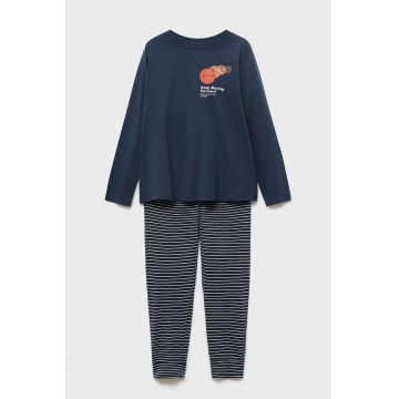 Pijama cu pantaloni lungi cu dungi