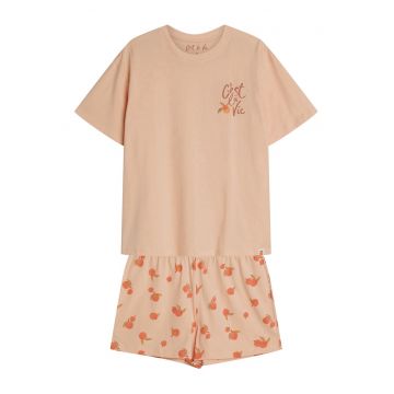 Pijama dama Naranja  portocaliu