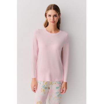 Pijama din amestec de bumbac cu pantaloni lungi