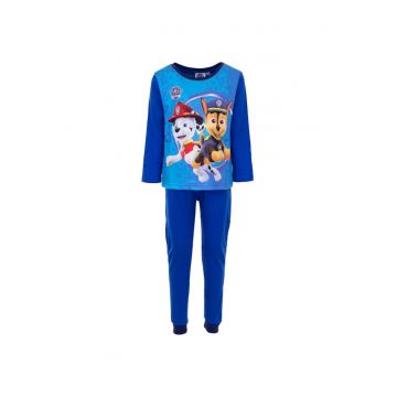 Pijama maneca lunga bumbac Chase si Marshall 11696