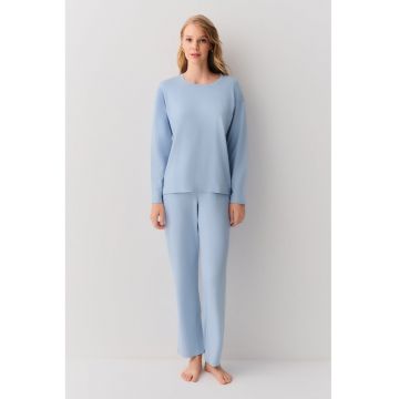 Pijama uni cu pantaloni lungi