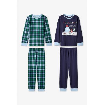 Set de pijama din bumbac - 2 piese