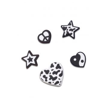 Set de talismane de cauciuc pentru saboti Jibbitz - 5 piese