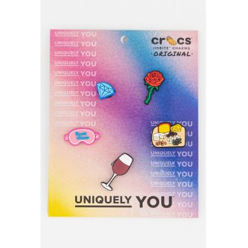 Set de talismane de cauciuc pentru saboti Jibbitz - 5 piese