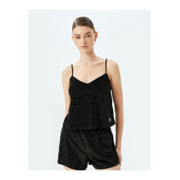 Top de pijama din catifea