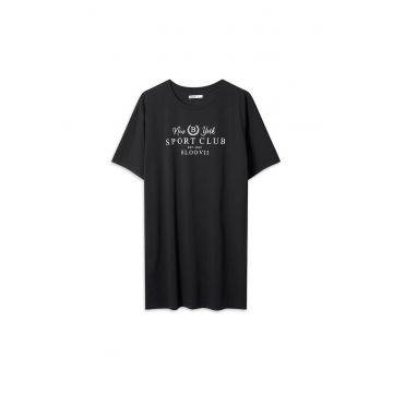 Camasa de noapte Michigan 2  Negru - Text