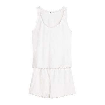 dama  Malesia - alb - Uni