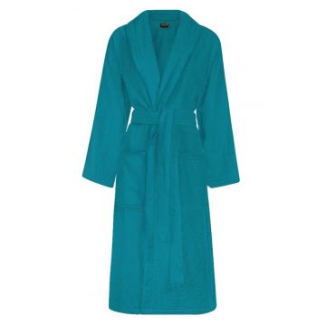 Halat de baie -  Cappuccio - Bumbac - Albastru - L/XL