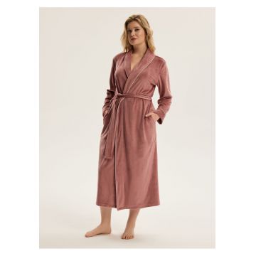 Halat de baie dama Roz Reva 2 - Roz