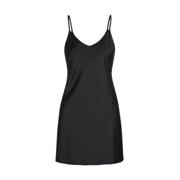 Neglijeu de satin cu bretele ajustabile