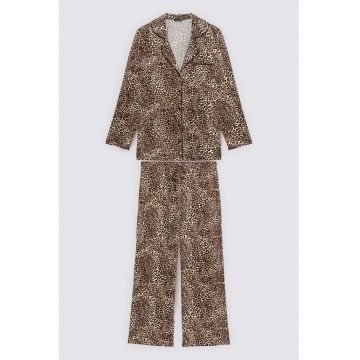 Pijama cu animal print