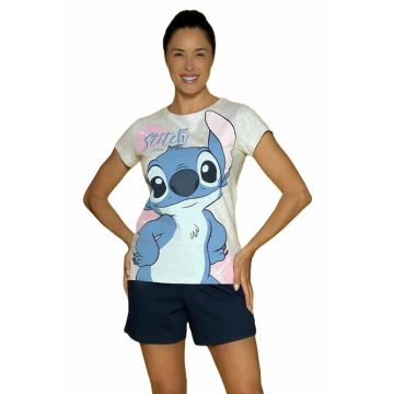 Pijama dama  DYD2651 - Gri | Albastru