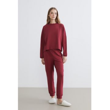 Pijama uni din bumbac