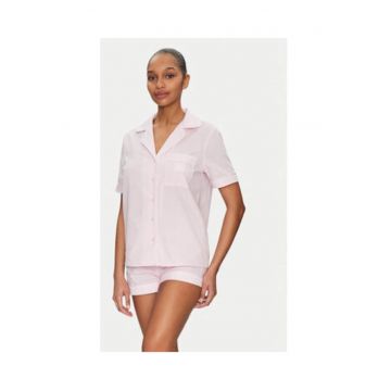 Pijamala din bumbac cu maneca scurta