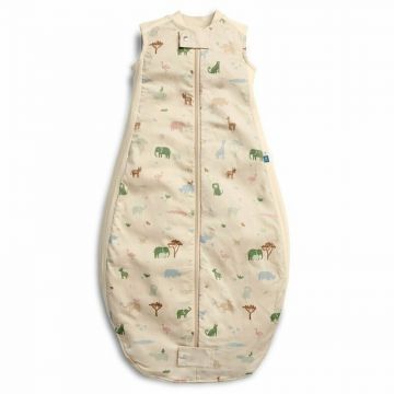 Sac de dormit, ErgoPouch, 8-24 luni, 8-14 kg, TOG 1, Bumbac organic, Fermoar bidirectional, Lavabil la masina, Certificat non-toxic, Premiat in Australia, Bej/Savana