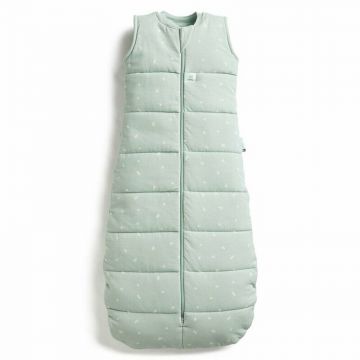 Sac de dormit, ErgoPouch, Jersey, 3-12 luni, 6-10 kg, TOG 2.5, Bumbac organic, Fermoar bidirectional, Lavabil la masina, Croiala slim fit, Certificat non-toxic, Premiat in Australia, Verde