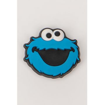 Talisman cu imprimeu Jibbitz - Negru/Albastru deschis