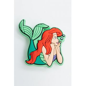 Talisman cu model Ariel Jibbitz - Verde deschis/Rosu vermillion