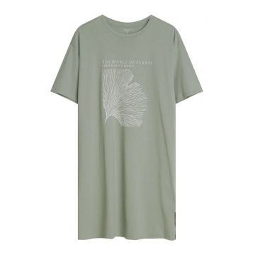 Camasa de noapte Verde deschis Cervia - Grafic