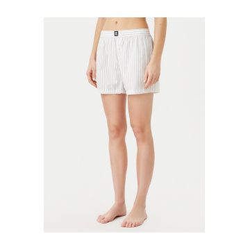 Pantaloni scurti de pijama dama  alb