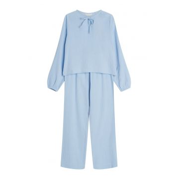 Pijama dama - confort - albastru deschis - Eleni - Uni