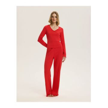 Pijama dama - Confortabil - Rosu - Intimacy - Uni