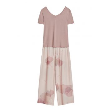 Pijama dama Roz Bej Cosssato - Floral